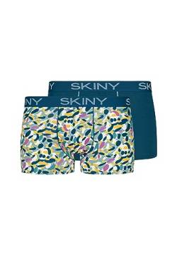 SKINY Herren Cotton Multipack 086487 Retroshorts, Ivory Spots Selection, M (2er Pack) von Skiny