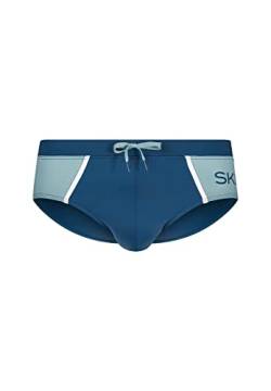 SKINY Herren Every Summer Swimwear 080611 Badehose, Ocean mineralblue Colorblock, S von Skiny