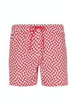 SKINY Herren Swimwear 080883 Badehose, whitered Check, XXL von Skiny