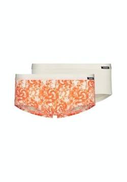 SKINY Mädchen Cotton Elastic Multipack 030033 Slip, orangebatik Selection, 140 (2er Pack) von Skiny