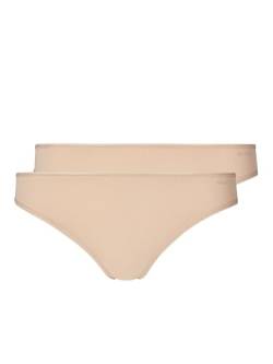 Skiny Damen Advantage Micro 2er Pack String, Beige (Beige 2409), (Herstellergröße: 42) von Skiny