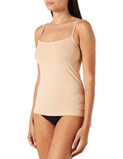 Skiny Damen Advantage Micro Spaghettishirt 2er Pack Unterhemd, Beige (Beige 2409), (Herstellergröße: 36) von Skiny