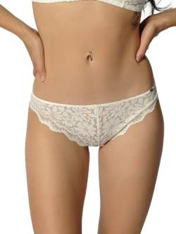 Skiny Damen Cheeky String Wonderfulace Spitze Rose Dust (DE/NL/SE/PL, Numerisch, 38, Regular, Regular, Ivory) von Skiny