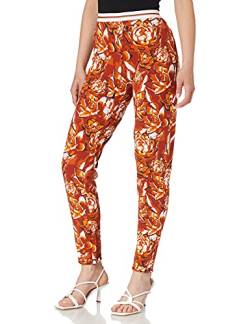 Skiny Damen Hose lang Sundown Desert Sleep Pyjamaunterteil, Burnt Succulents, 38 von Skiny