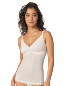 Skiny Damen Micro Lovers Spaghettishirt herausnehmbare Pads Unterhemd, Weiß (White 0500), 44 von Skiny