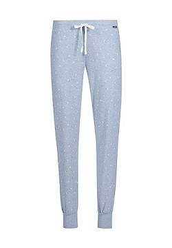 Skiny Damen Night In Mix & Match Pyjamaunterteil, denimmelange Stars, 38 von Skiny