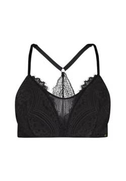 Skiny Damen Spacer Bustier BH Festive Lace Black Spitze (DE/NL/SE/PL, Körbchengröße & Bandgröße, B, 75, Black) von Skiny