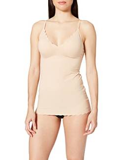 Skiny Damen Spaghettiskjorte til kvinder aftagelige Puder mikro Essentials Unterhemd, Beige, 36 EU von Skiny