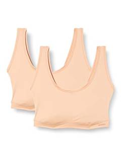 Skiny Damen Top 2er Pack Pure Nudity Bustier, Beige (Adobe 3276), One (Herstellergröße:ONE Size) von Skiny