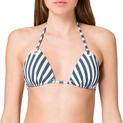 Skiny Damen Triangel gepaddet Surf Girl Bikini, Midnight Stripes, 38 von Skiny