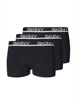 Skiny Herren Multipack Selection Pant 3er Pack Hipster, Schwarz (Black 7665), Small (Herstellergröße: S) von Skiny