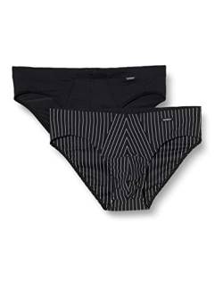 Skiny Herren Skiny Brasil voor heren, set van 2 micro-multipack Slip, Blackstripe Selection, M EU von Skiny