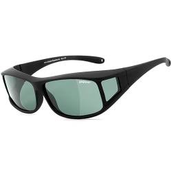 Skipper® - polarized eyewear | Überbrille, Überbrille für Brillenträger, Überbrille Sonnenbrille POLARISIERT, Überziehbrille, Überzieh Sonnenbrille (grau-grün polarisierend [2195]) von Skipper