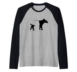 Funky Tapir-Fan-Art Trendy Schabracken-Tapir Silhouette Raglan von SkizzenMonsters Trendy Tapir Shirts