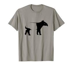 Funky Tapir-Fan-Art Trendy Schabracken-Tapir Silhouette T-Shirt von SkizzenMonsters Trendy Tapir Shirts