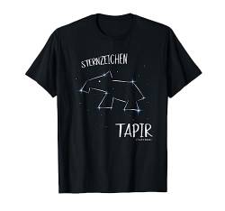 Geboren im Sternzeichen Tapir Astrologie & Horoskop T-Shirt von SkizzenMonsters Trendy Tapir Shirts