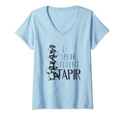 I Speak Fluent Tapir! Cooler Haufen Schabracken- Tapire T-Shirt mit V-Ausschnitt von SkizzenMonsters Trendy Tapir Shirts
