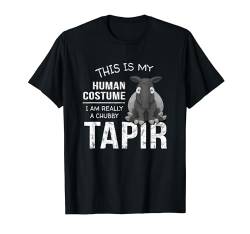 Mein Menschen-Kostüm, in echt ein Schabracken-Tapir T-Shirt von SkizzenMonsters Trendy Tapir Shirts