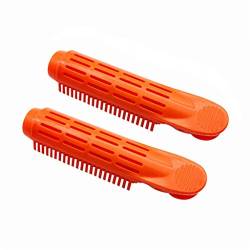 Hair Styling Self Clip Curler Lockenwickler Curly Clip Hair Haarvolumen Haarpflege Label M (Orange, One Size) von SkotO