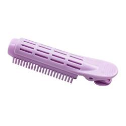 Hair Styling Self Clip Curler Lockenwickler Curly Clip Hair Haarvolumen Haarpflege Label M (Purple, One Size) von SkotO
