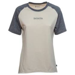 Skratta - Women's Bente T-Shirt - T-Shirt Gr 34 grau von Skratta