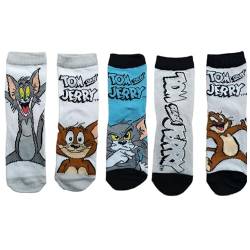 SkyBrands 5er Pack Socken Tom und Jerry Kinder Jungs 27/30 Strümpfe Cartoon von SkyBrands