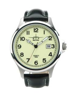 SkyTimer Fliegeruhr 507905003 - Lederband, Zifferblatt Luminous, Miyota 1S13, 10 ATM von SkyTimer