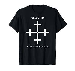 Slayer – God Hates Us All Cross T-Shirt von Slayer Official