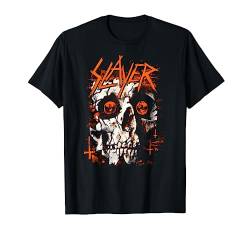 Slayer – Graphic Halloween Skull T-Shirt von Slayer Official