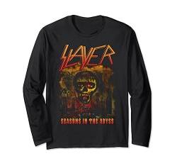 Slayer - Orange Logo Season in the Abyss Langarmshirt von Slayer Official