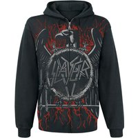 Slayer Kapuzenjacke - Black Eagle - S bis 3XL - für Männer - Größe L - schwarz  - EMP exklusives Merchandise! von Slayer