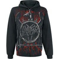 Slayer Kapuzenjacke - Black Eagle - S bis 3XL - für Männer - Größe M - schwarz  - EMP exklusives Merchandise! von Slayer