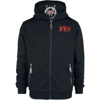 Slayer Kapuzenjacke - EMP Signature Collection - L bis 5XL - für Männer - Größe 5XL - schwarz  - EMP exklusives Merchandise! von Slayer