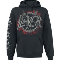 Slayer Kapuzenpullover - Black Eagle - S bis XXL - für Männer - Größe M - schwarz  - Lizenziertes Merchandise! von Slayer