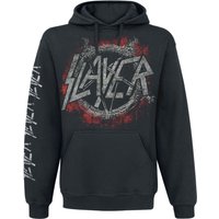 Slayer Kapuzenpullover - Black Eagle - S bis XL - für Männer - Größe S - schwarz  - Lizenziertes Merchandise! von Slayer