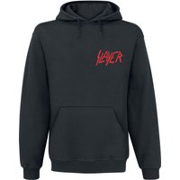 Slayer Kapuzenpullover - Seasons Crosses And Logo - S bis M - für Männer - Größe M - schwarz  - Lizenziertes Merchandise! von Slayer