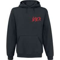 Slayer Kapuzenpullover - Seasons Crosses And Logo - S bis M - für Männer - Größe S - schwarz  - Lizenziertes Merchandise! von Slayer