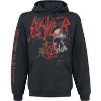 Slayer Kapuzenpullover - Skull - S bis L - für Männer - Größe S - schwarz  - Lizenziertes Merchandise! von Slayer