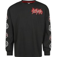 Slayer Langarmshirt - EMP Signature Collection - Oversize - S bis 3XL - für Männer - Größe S - schwarz  - EMP exklusives Merchandise! von Slayer