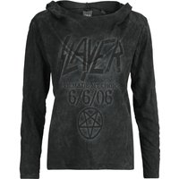 Slayer Langarmshirt - South Of Heaven - S bis L - für Damen - Größe S - grau  - Lizenziertes Merchandise! von Slayer