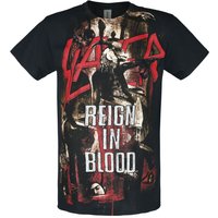 Slayer T-Shirt - Reign In Blood - S bis 5XL - für Männer - Größe M - schwarz  - Lizenziertes Merchandise! von Slayer