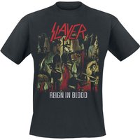 Slayer T-Shirt - Reign In Blood - S bis XXL - für Männer - Größe M - schwarz  - Lizenziertes Merchandise! von Slayer