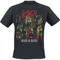 Slayer T-Shirt - Reign In Blood - S bis XXL - für Männer - Größe S - schwarz  - Lizenziertes Merchandise! von Slayer