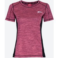 Damen-Funktions-T-Shirt mit Kontrast-Einsätzen von Slazenger