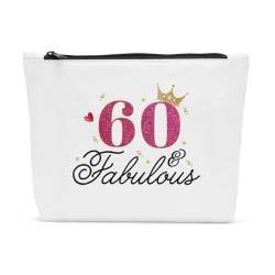 Sldpngo Lustige Make-up-Tasche für Frauen, Geburtstagsgeschenke für Frauen, Kosmetiktasche, Happy Anniversary Geburtstagsparty, Dekorationen, Frauen-Make-up-Tasche, B60, 10*7.5*2 inch von Sldpngo