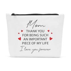 Sldpngo Make-up-Tasche, Muttertagsgeschenk für Mütter, Dankeschön, dass Sie so ein wichtiges Stück sind, Geburtstags-Dankeschön-Geschenke für Mama, Make-up-Tasche, Muttermütter, von Sldpngo
