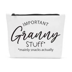 Sldpngo Make-up-Tasche für Großmutter, Geschenk für Großmutter, wichtige Make-up-Tasche, Kosmetiktasche, Oma-Kosmetiktasche, Geschenk für Oma, Granny2, 10*7.5*2 inch von Sldpngo