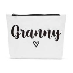 Sldpngo Make-up-Tasche für Oma, Oma und Großmutter, Geschenk für Oma, Make-up-Tasche, Kosmetiktasche, Oma Muttertag, Geburtstag, Ruhestand, Geschenke für Oma, Granny1, 10*7.5*2 inch von Sldpngo