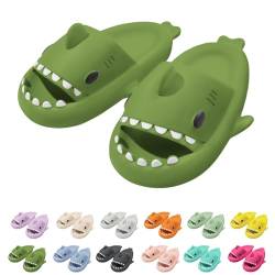 Sleeleece Cloud Shark Slides Slippers Damen/Herren Hai Hausschuhe Haifisch Schlappen Unisex Badeschuhe für Sommer Badeschlappen rutschfeste Dusch Badeschuhe Strand Sandalen von Sleeleece