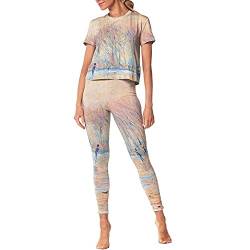 Sleep Art | Damen Pyjama Iris II | Print mit einem Gemälde von Claude Monet | Kollektion Loungewear | Pyjamaset | Zweiteiliger | Lounge Sets von Sleep Art